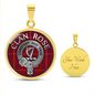 Clan Rose Pendant Necklace