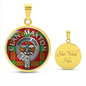 Clan Maxton Crest Pendant Necklace