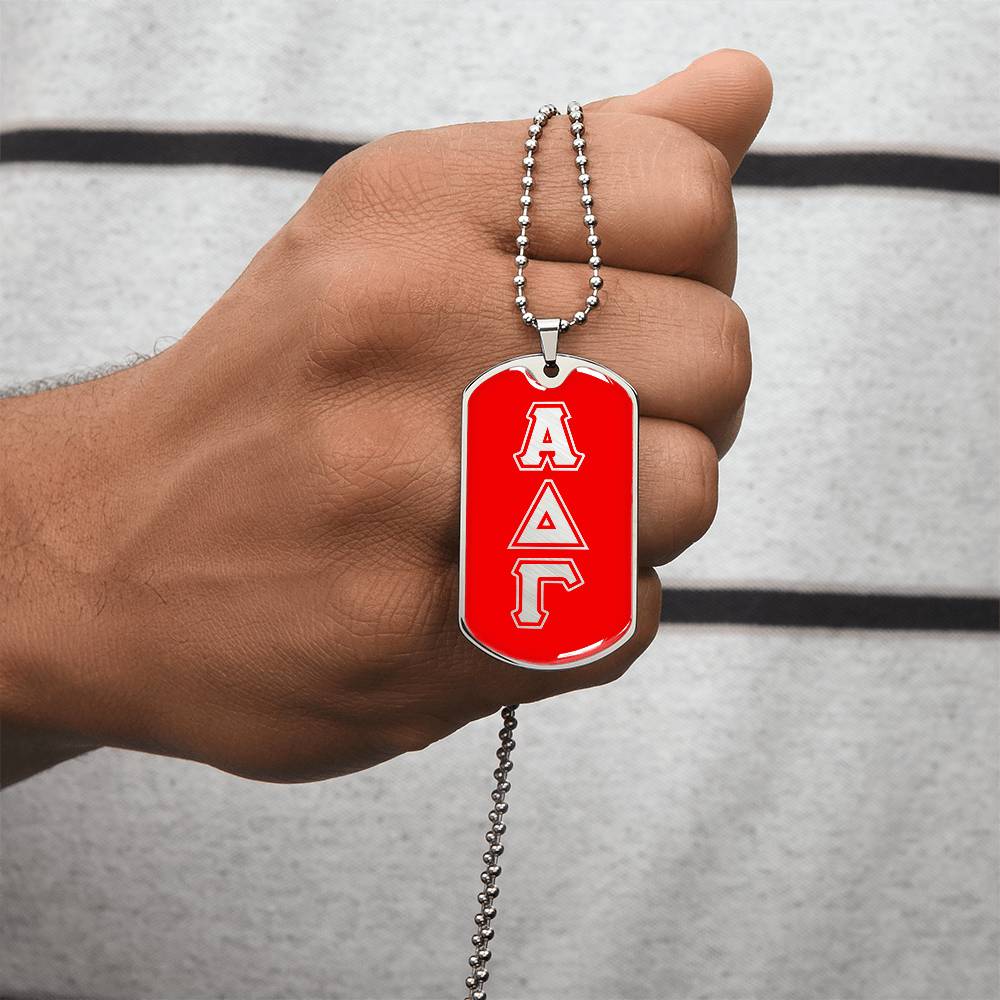ΑΔΓ- Alpha Delta Gamma - Dog Tag B