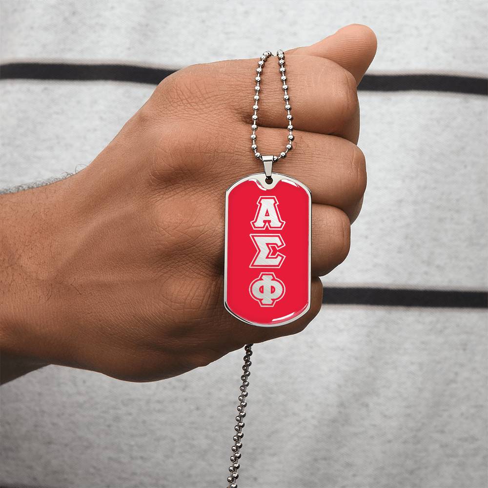 ΑΣΦ - Alpha Sigma Phi - Dog Tag B