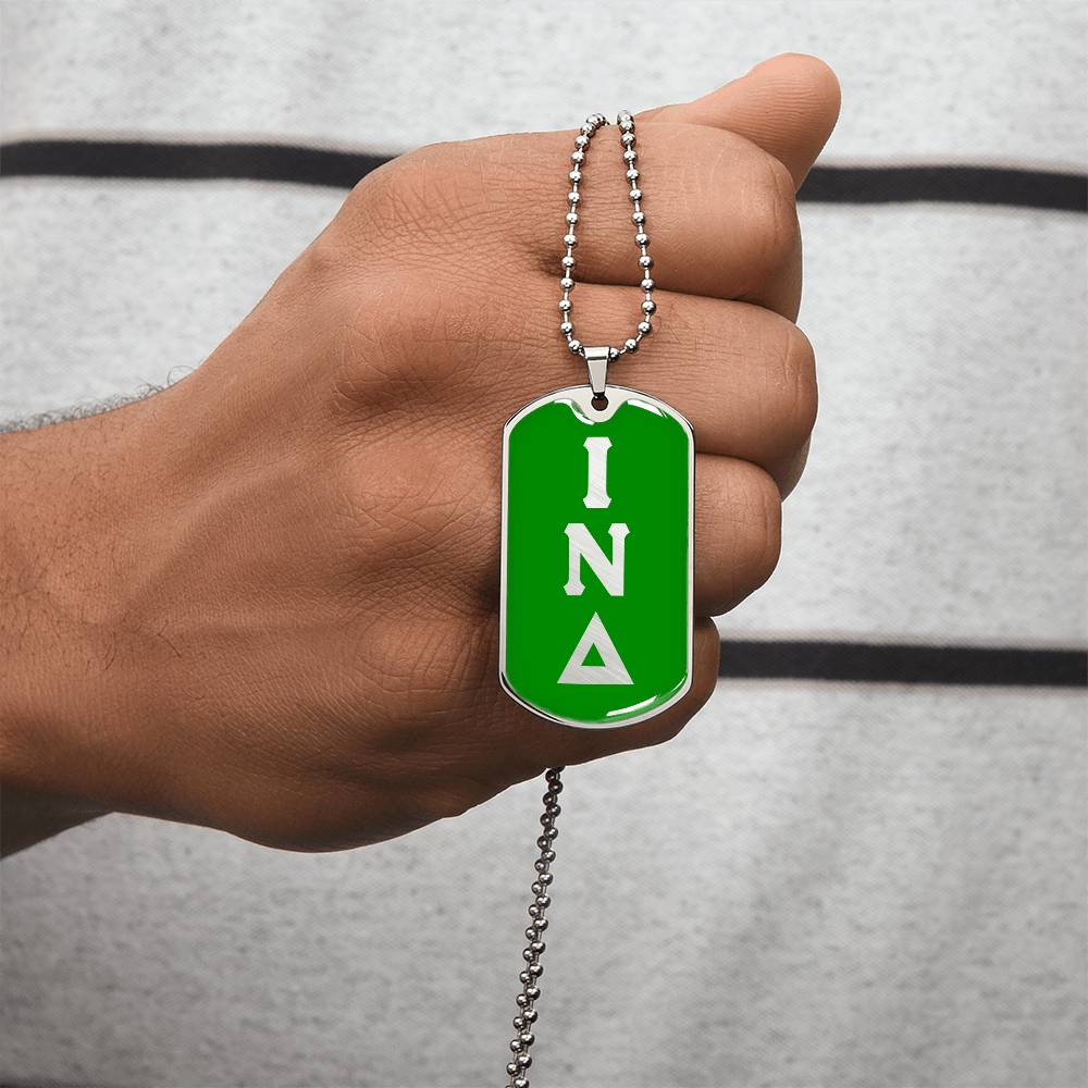 ΙΝΔ - Iota Nu Delta - Dog Tag