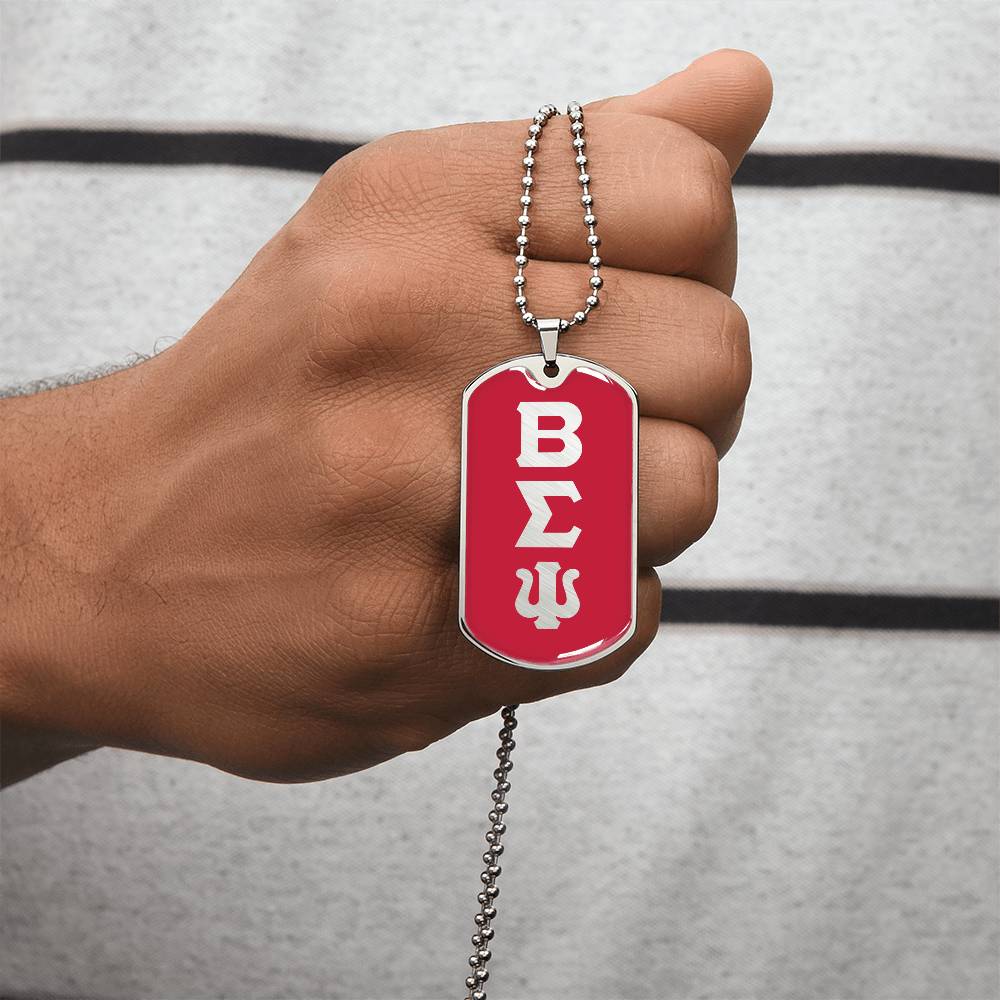 ΒΣΨ - Beta Sigma Psi - Dog Tag