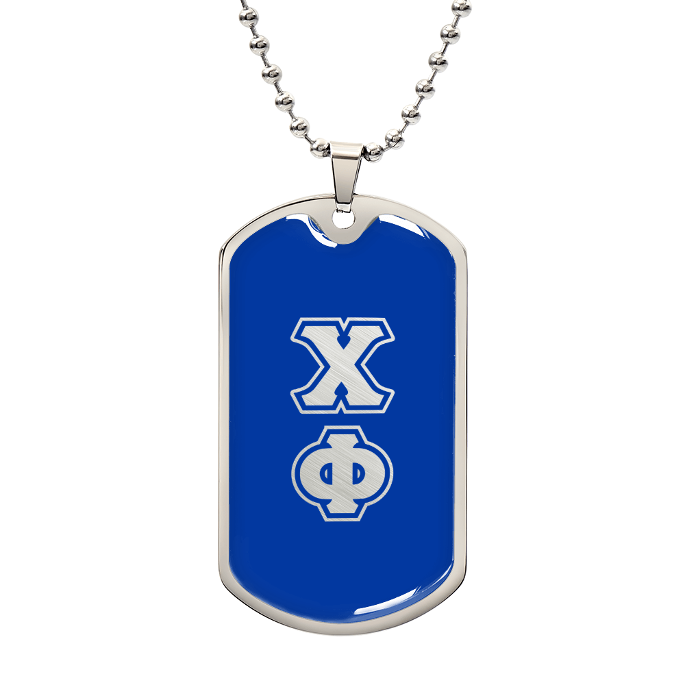 ΧΦ - Chi Phi - Dog Tag B B
