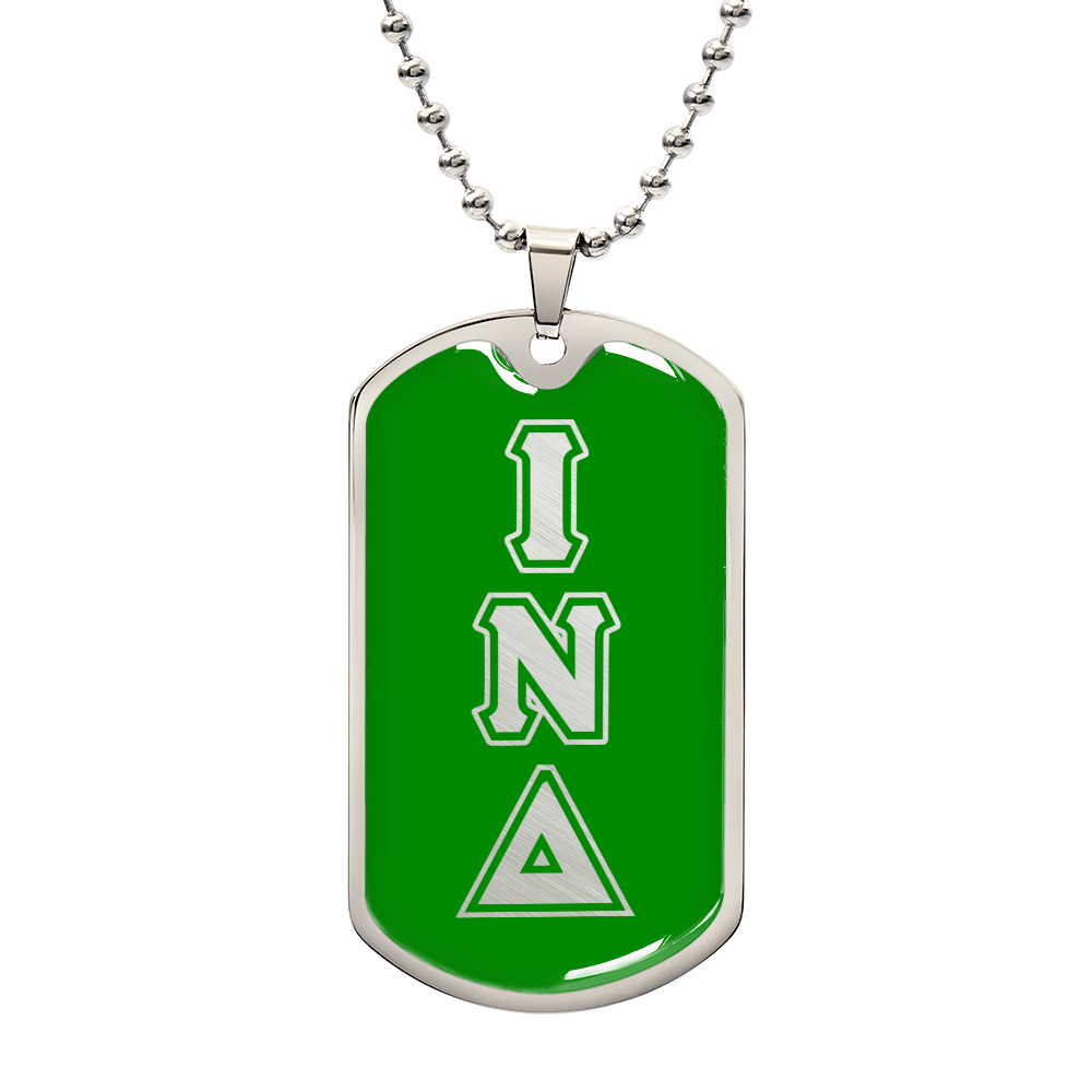 ΙΝΔ - Iota Nu Delta - Dog Tag B