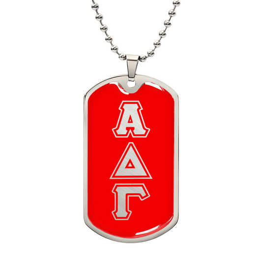 ΑΔΓ- Alpha Delta Gamma - Dog Tag B