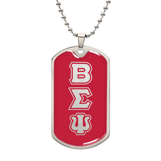 ΒΣΨ - Beta Sigma Psi - Dog Tag B