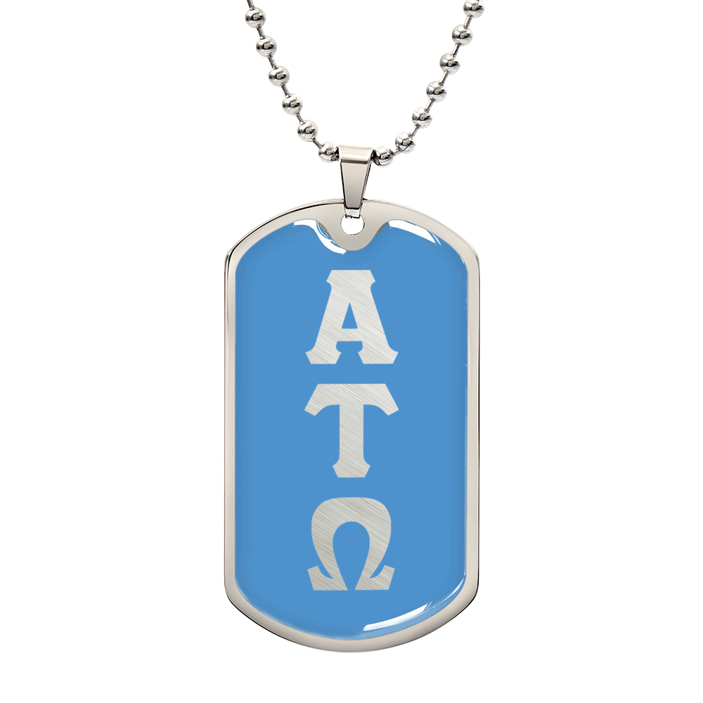 ΑΤΩ - Alpha Tau Omega - Dog Tag