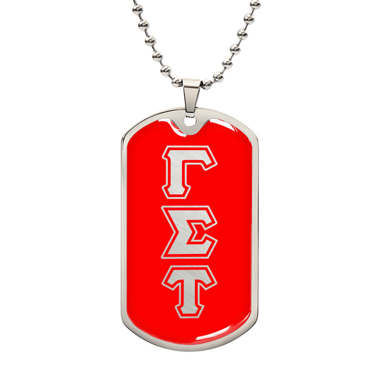 ΓΣΤ - Delphic Fraternity - Dog Tag R B