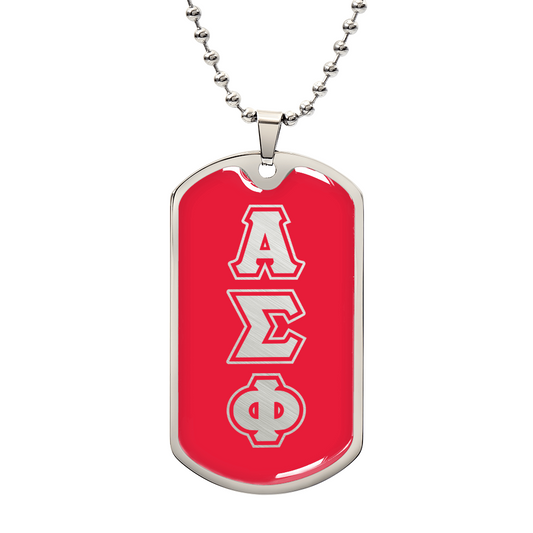ΑΣΦ - Alpha Sigma Phi - Dog Tag B