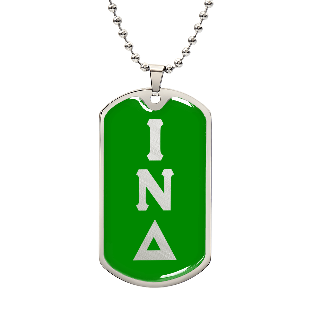 ΙΝΔ - Iota Nu Delta - Dog Tag