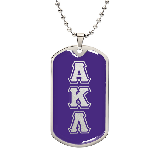 ΑΚΛ - Alpha Kappa Lambda - Dog Tag B