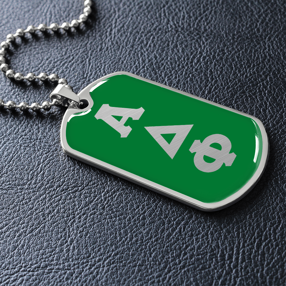 ΑΔΦ - Alpha Delta Phi - Dog Tag Necklace
