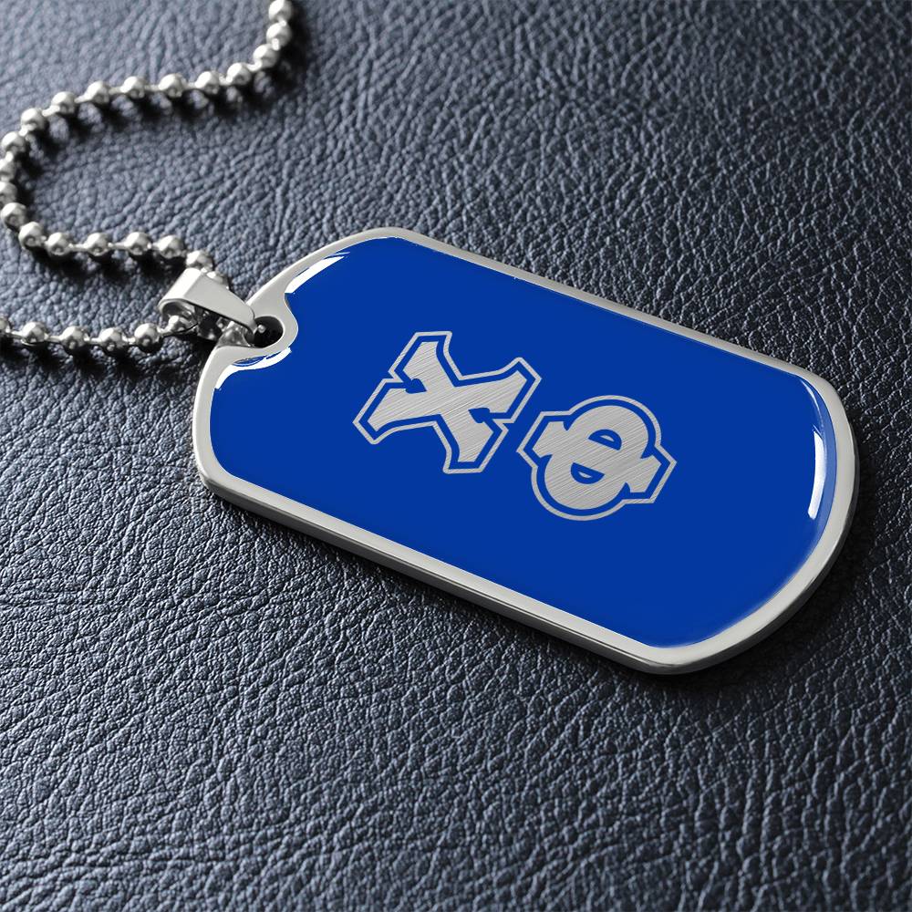 ΧΦ - Chi Phi - Dog Tag B B