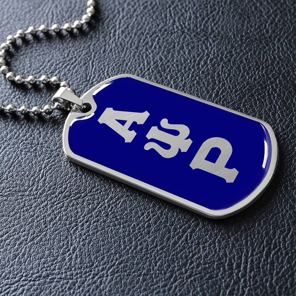 ΑΨΡ - Alpha Psi Rho - Dog Tag Necklace