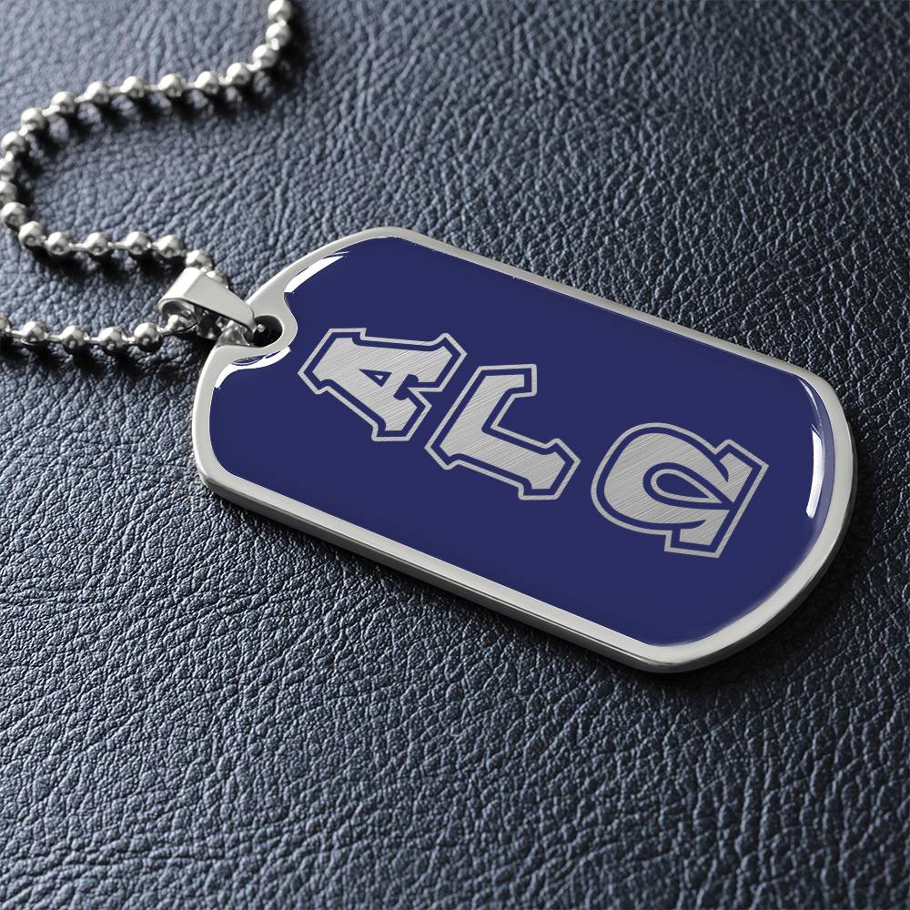ΑΓΩ -Alpha Gamma Omega - Dog Tag B