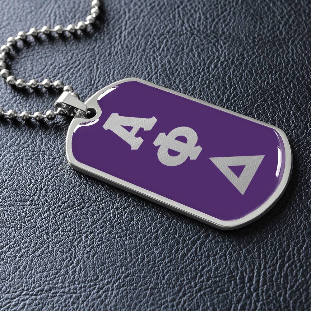 ΑΦΔ - Alpha Phi Delta - Dog Tag Necklace