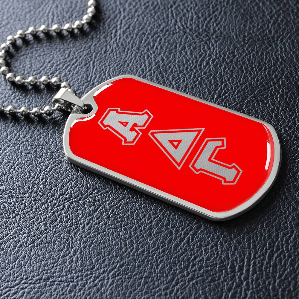 ΑΔΓ- Alpha Delta Gamma - Dog Tag B