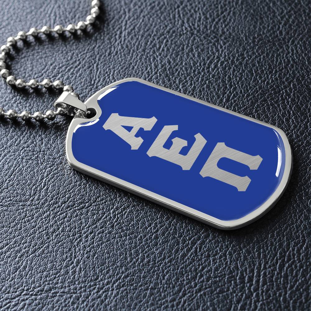 ΑΕΠ - Alpha Eta Pi - Dog Tag Necklace