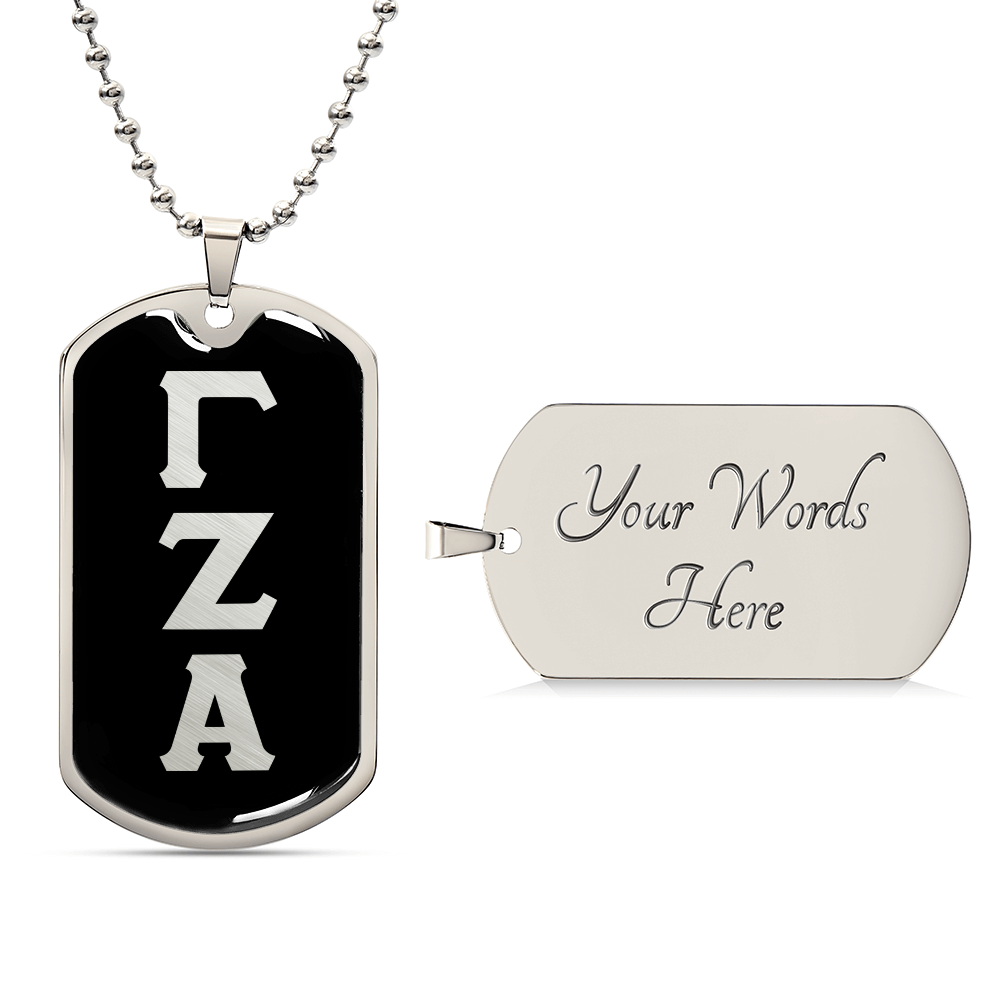 ΓΖΑ - Gamma Zeta Alpha - Dog Tag
