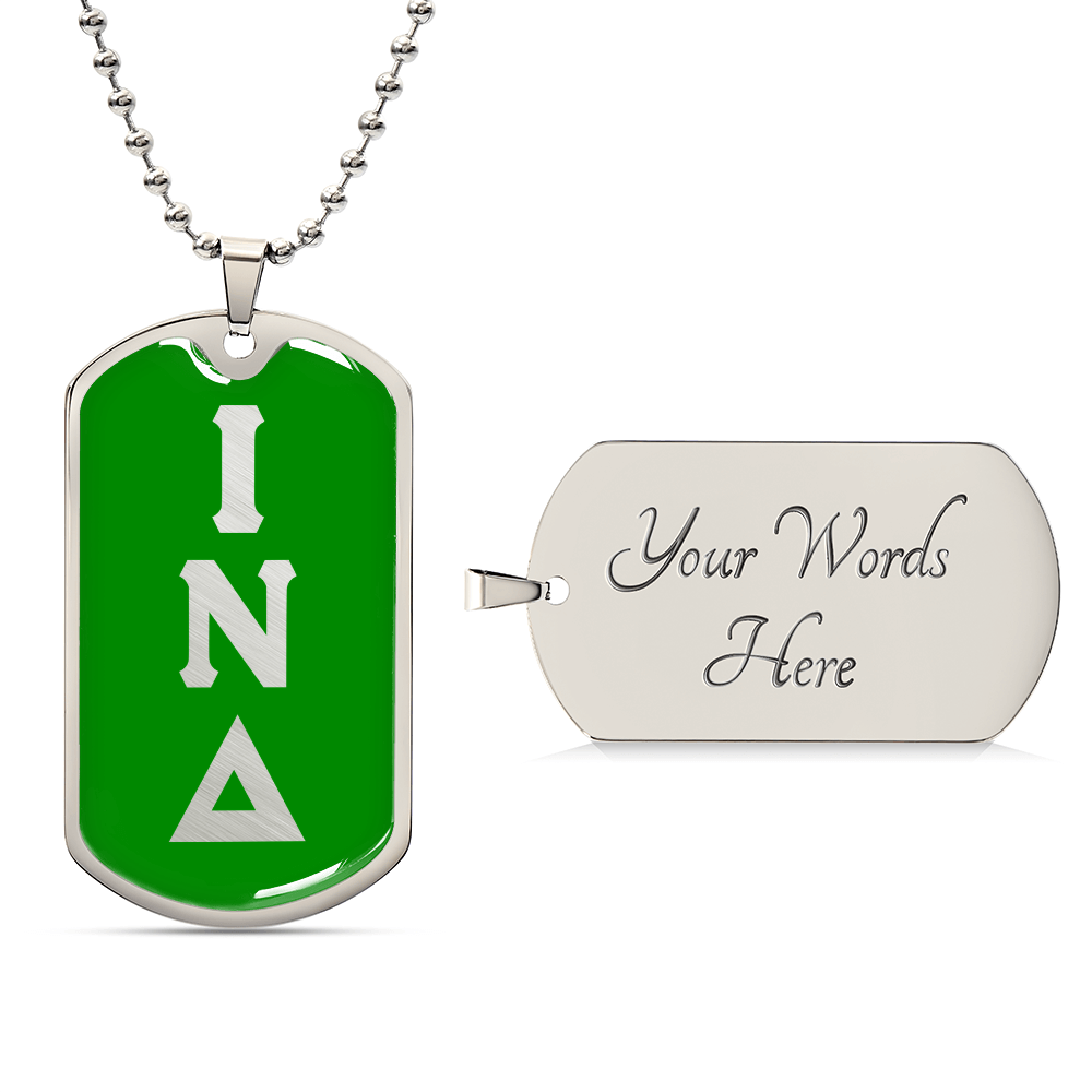 ΙΝΔ - Iota Nu Delta - Dog Tag