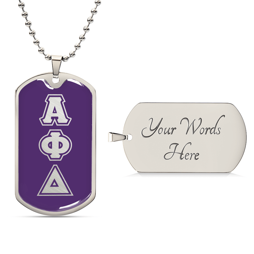 ΑΦΔ - Alpha Phi Delta - Dog Tag B