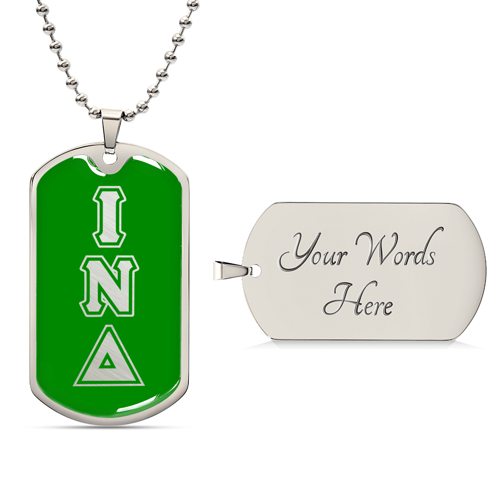 ΙΝΔ - Iota Nu Delta - Dog Tag B