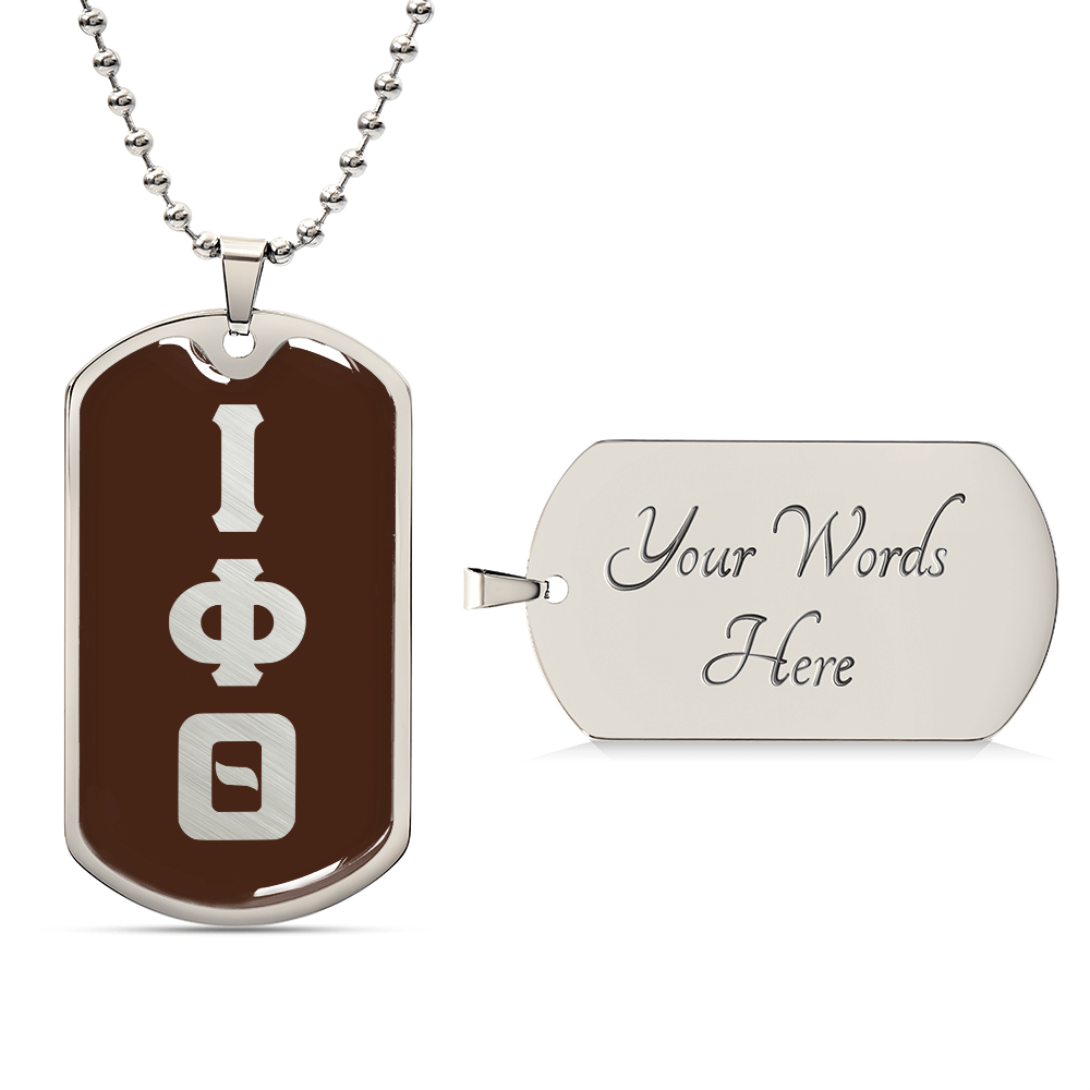 ΙΦΘ - Iota Phi Theta - Dog Tag