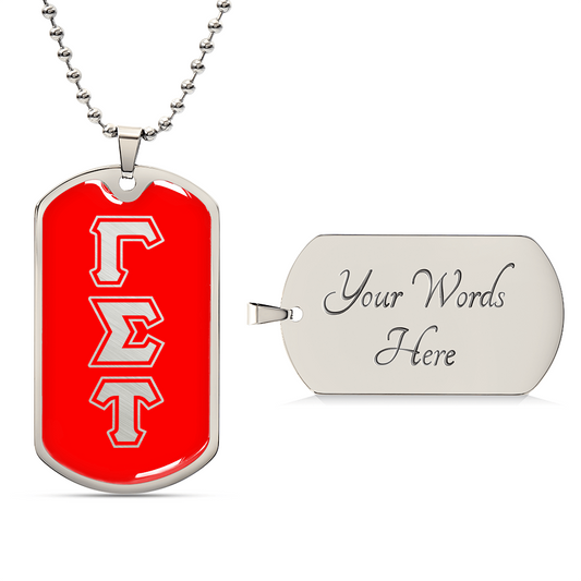 ΓΣΤ - Delphic Fraternity - Dog Tag R B