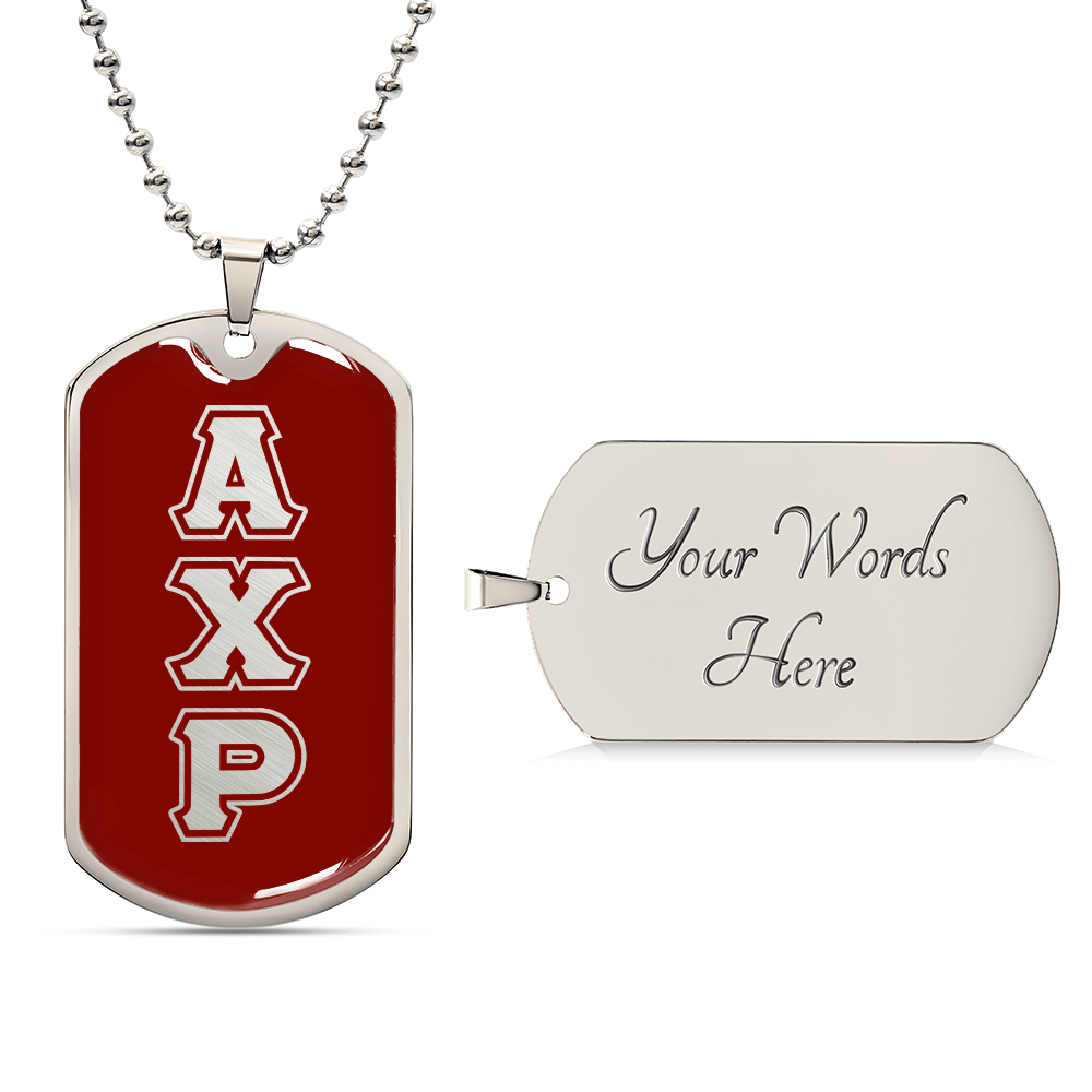 ΑΧΡ - Alpha Chi Rho - Dog Tag B