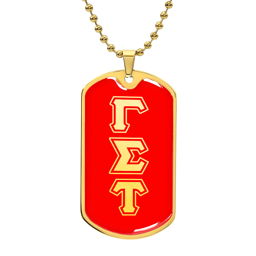 ΓΣΤ - Delphic Fraternity - Dog Tag R B