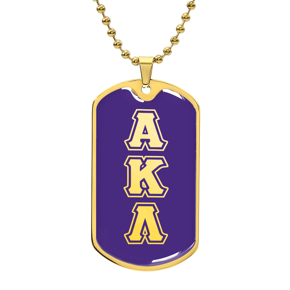 ΑΚΛ - Alpha Kappa Lambda - Dog Tag B