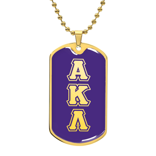 ΑΚΛ - Alpha Kappa Lambda - Dog Tag B