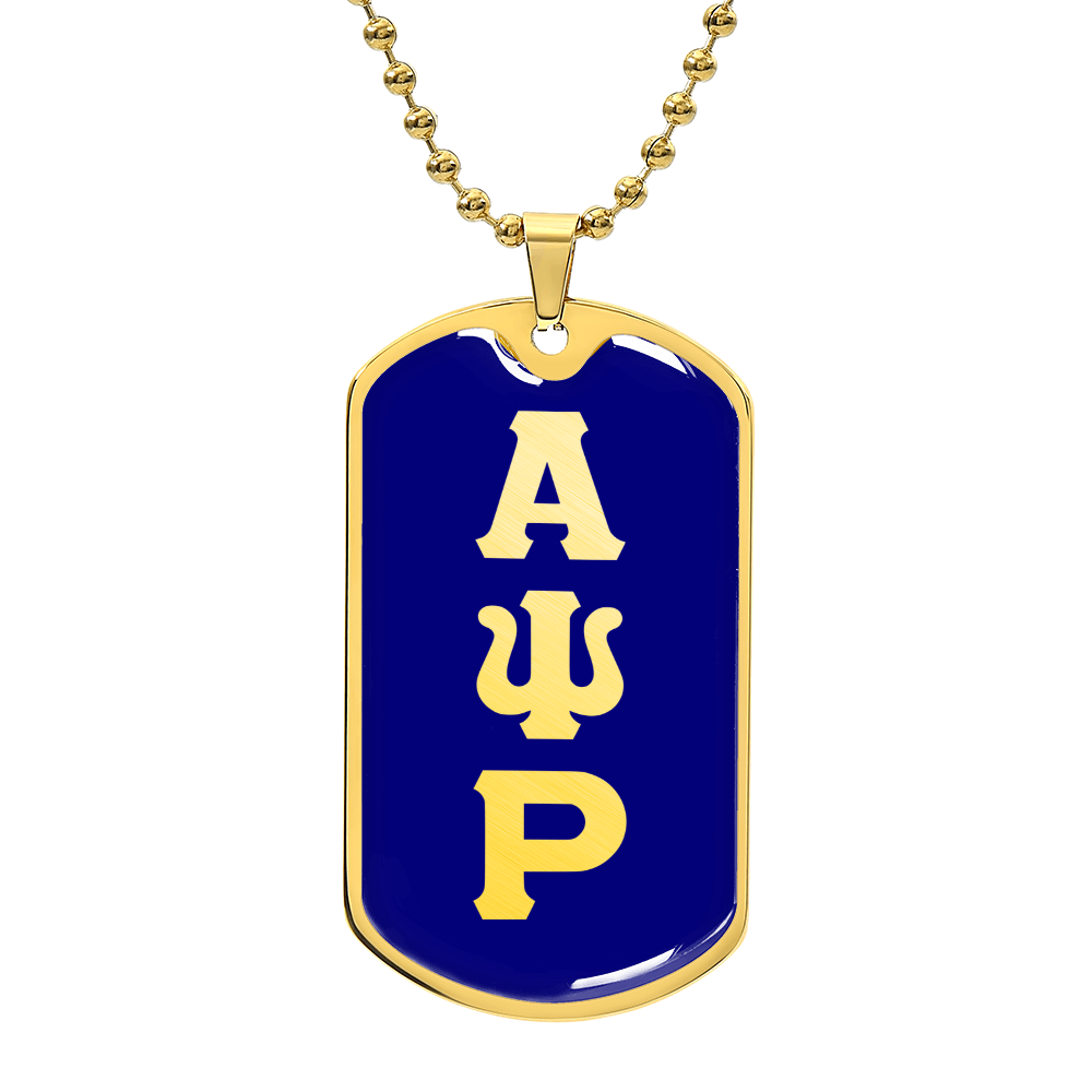 ΑΨΡ - Alpha Psi Rho - Dog Tag Necklace