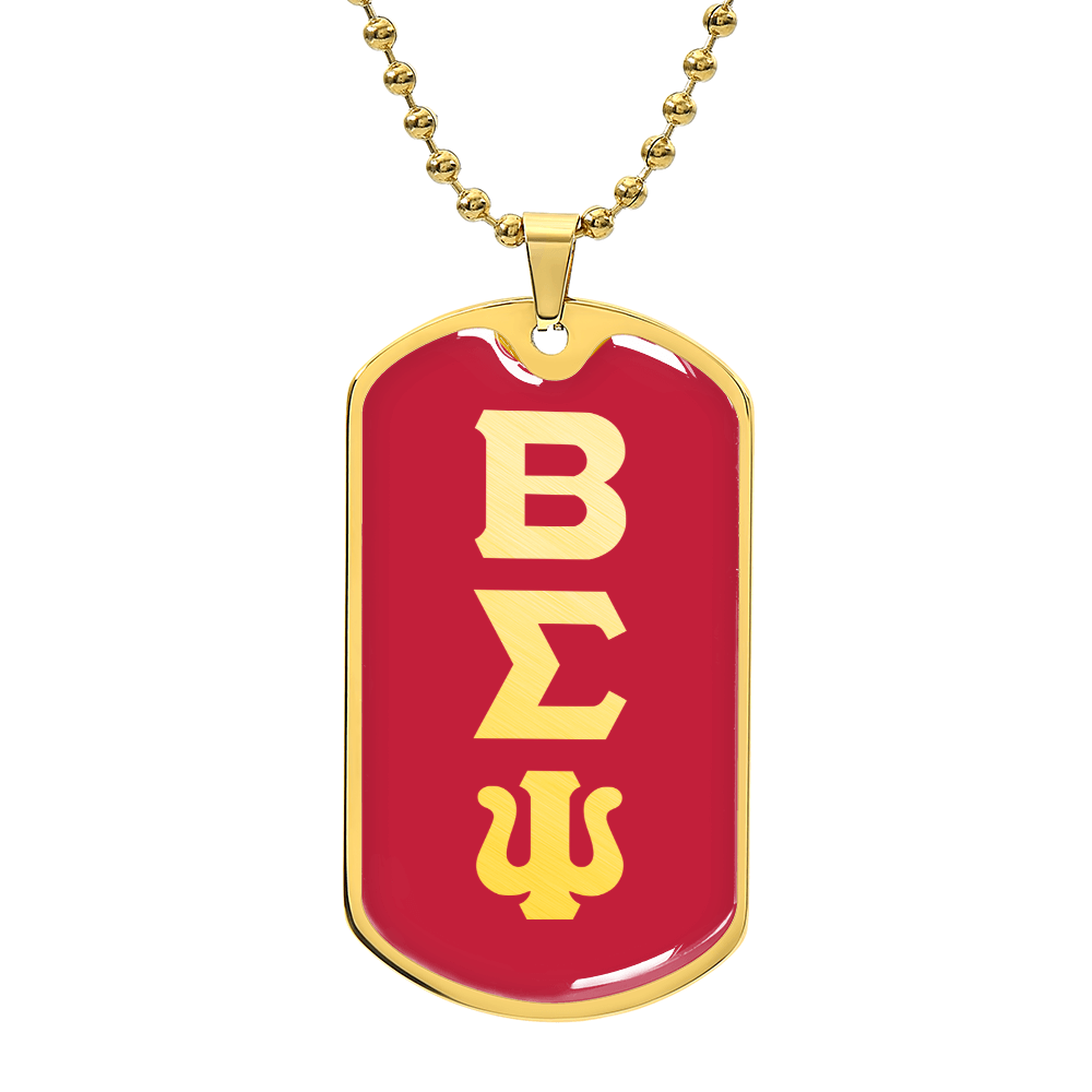 ΒΣΨ - Beta Sigma Psi - Dog Tag