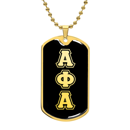 ΑΦΑ- Alpha Phi Alpha - Dog Tag B