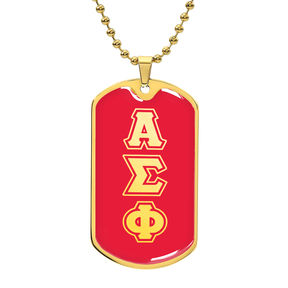 ΑΣΦ - Alpha Sigma Phi - Dog Tag B
