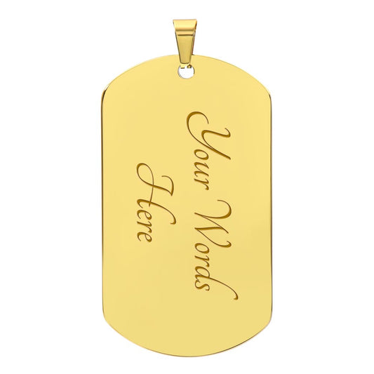 ΧΦ - Chi Phi - Dog Tag B B