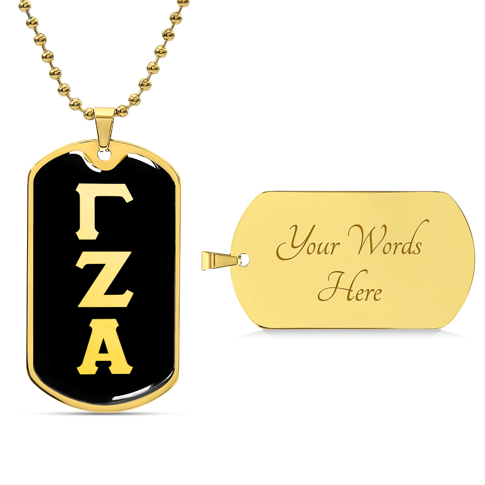 ΓΖΑ - Gamma Zeta Alpha - Dog Tag