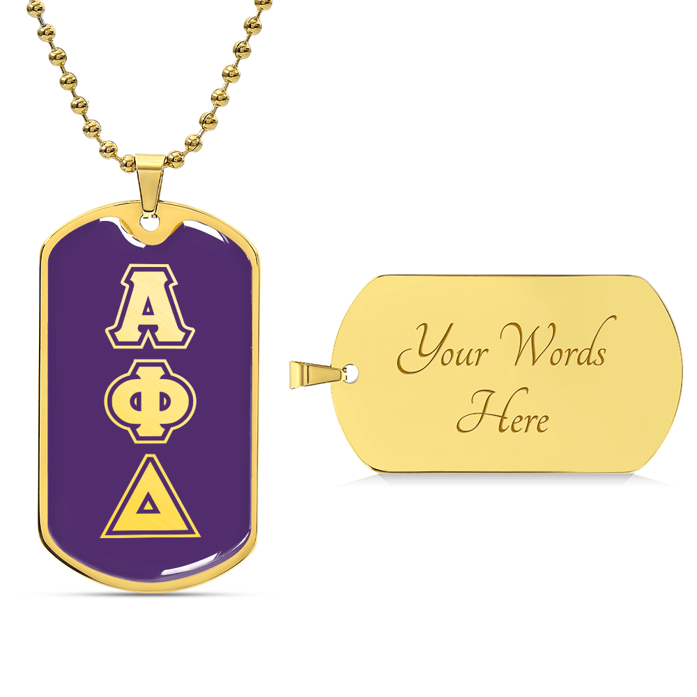 ΑΦΔ - Alpha Phi Delta - Dog Tag B