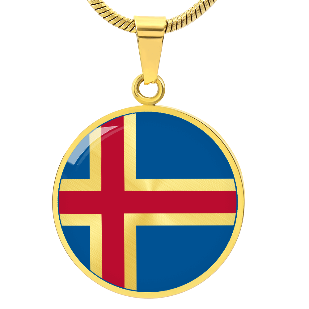 Aland Flag Necklace