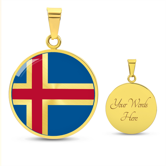Aland Flag Necklace