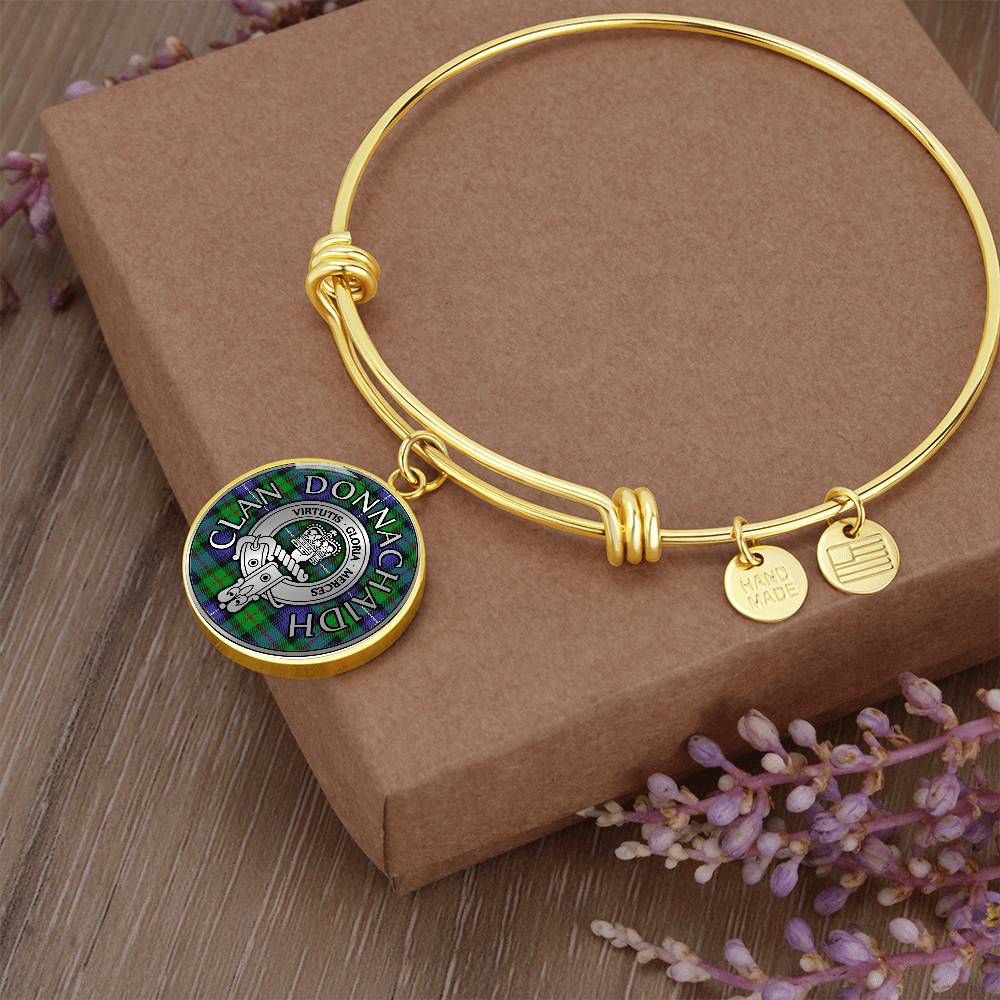 Clan Donnachaidh Crest & Hunting Tartan Bangle