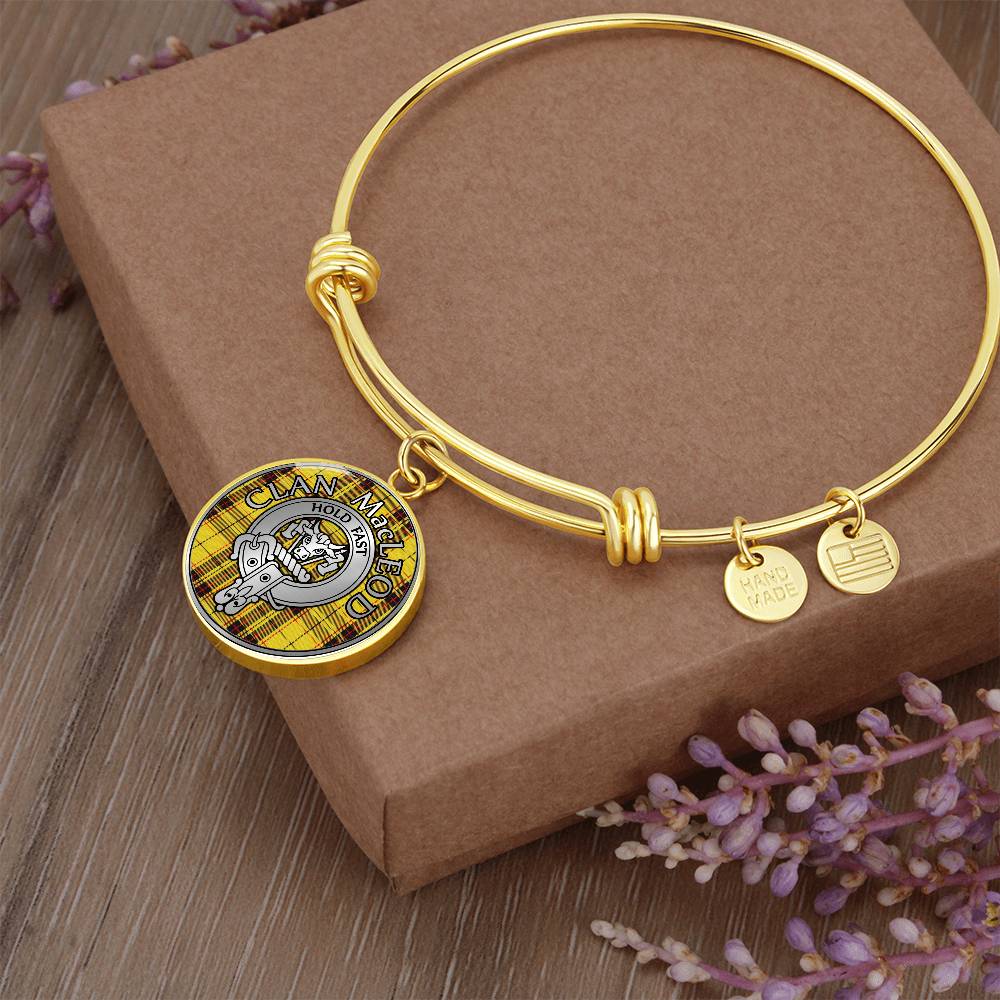 Clan MacLeod Crest & Tartan Bangle