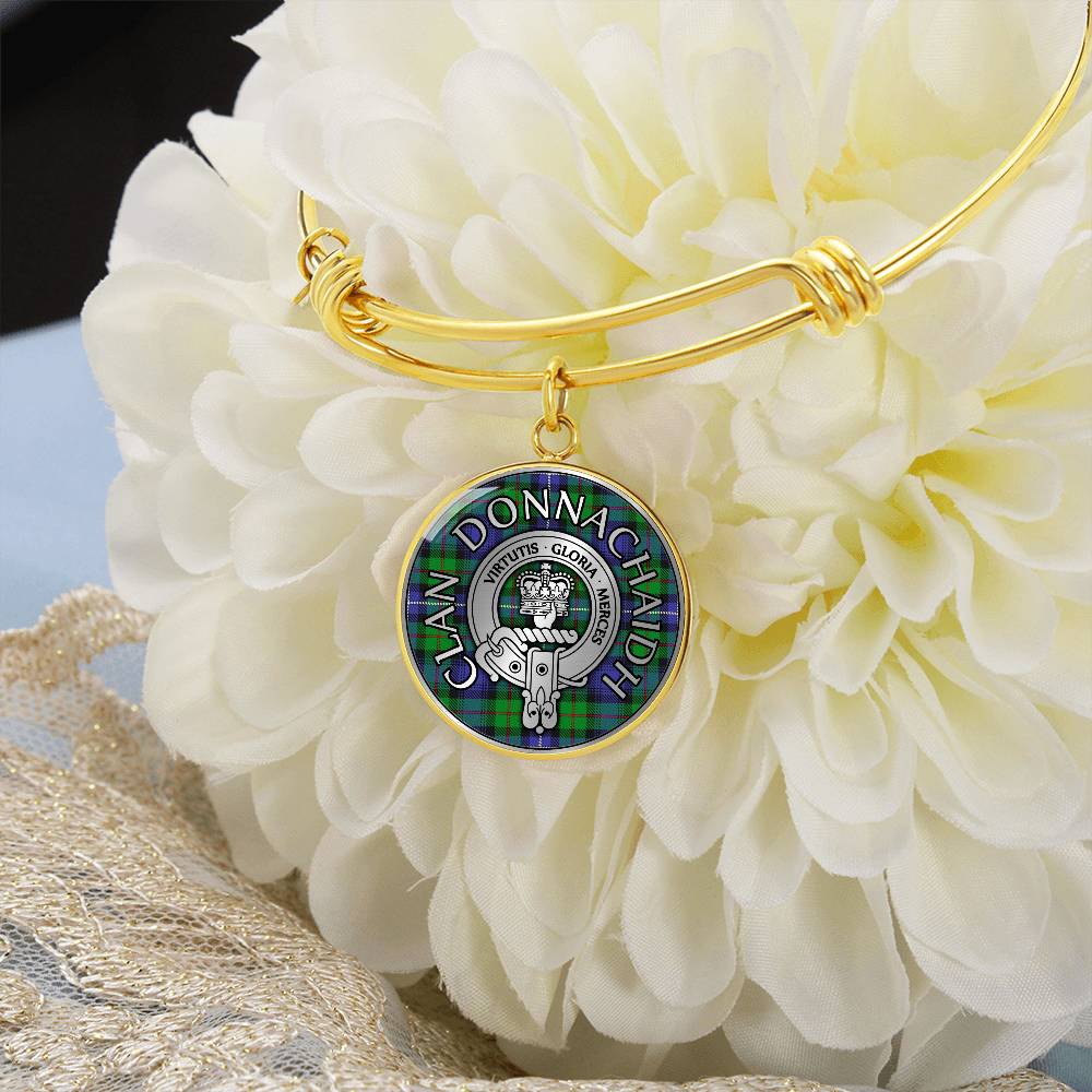 Clan Donnachaidh Crest & Hunting Tartan Bangle