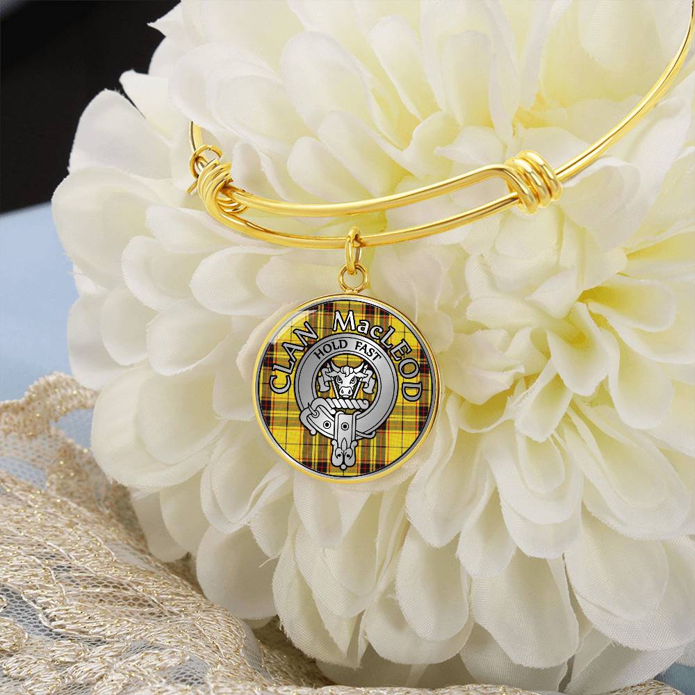 Clan MacLeod Crest & Tartan Bangle