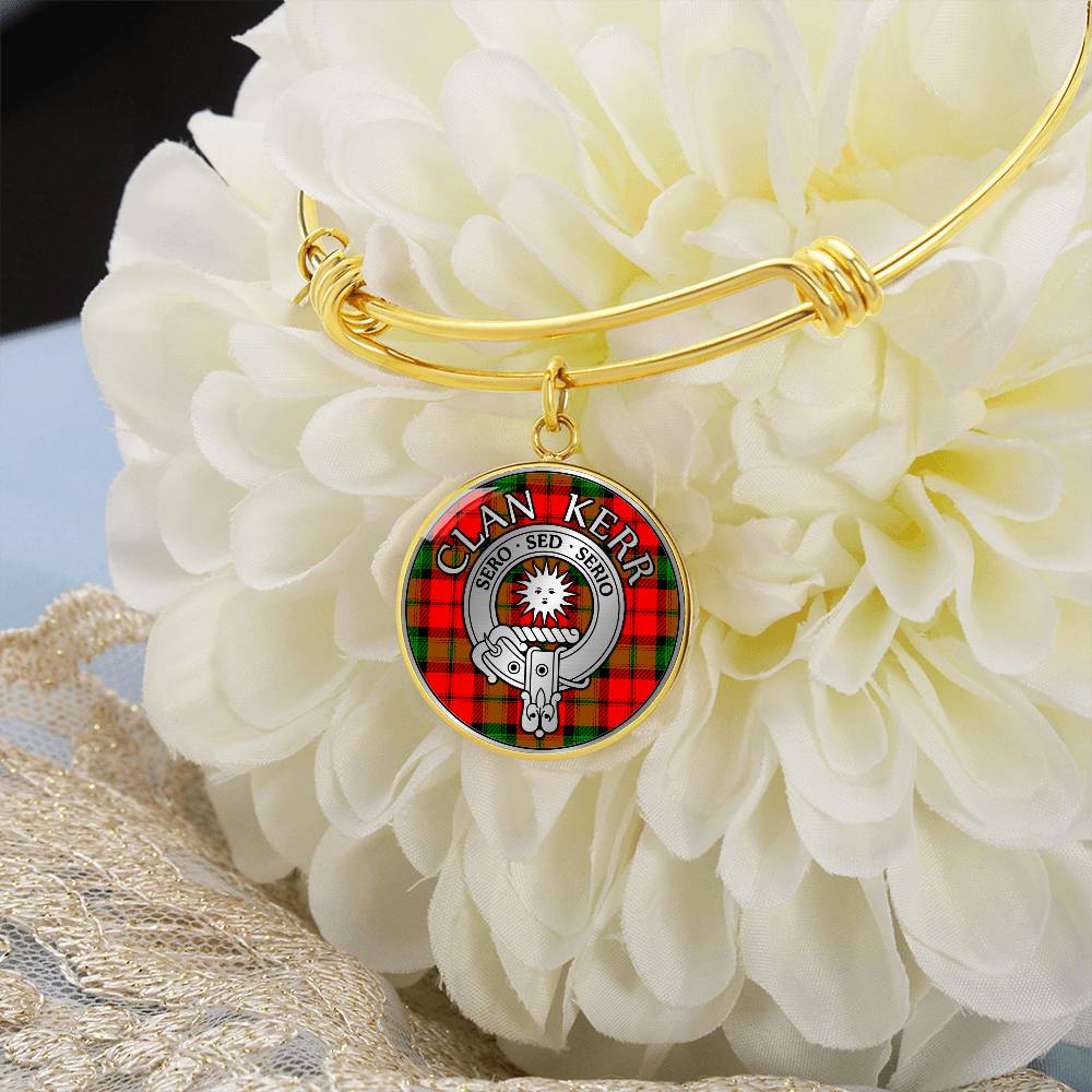 Clan Kerr Crest & Tartan Bangle