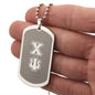 ΧΨ - Chi Psi - Etched Dog Tag B