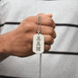 ΑΛΜ - Alpha Lambda Mu - Etched Dog Tag