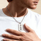 ΑΔΦ - Alpha Delta Phi - Etched Dog Tag
