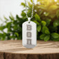 ΒΘΠ - Beta Theta Pi - Etched Dog Tag